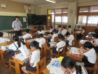 3年生教室の様子です。