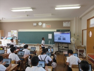 5年生教室の様子です。