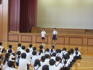 保健委員会からのお知らせです。