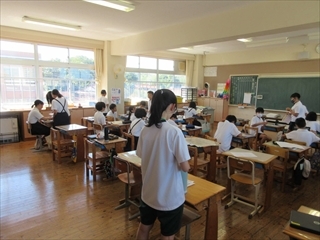 6年生教室の様子