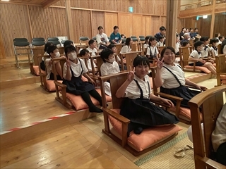 客席の様子です