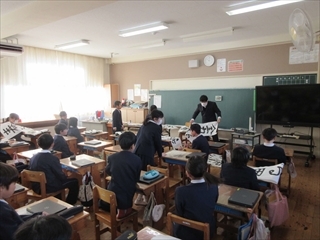 5年生教室の様子です。