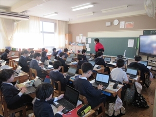 5年の算数の授業です