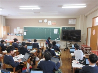 5年の国語の授業