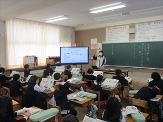 2年の音楽の授業