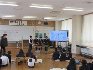 3年の音楽の授業