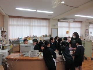 図書委員会の活動の様子