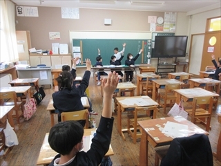 登下校の仕方を反省しています。