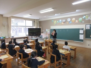 1年教室の様子です。