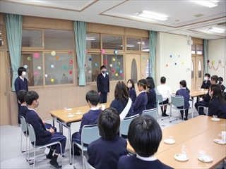 おわりのあいさつです。
