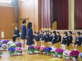 歓迎のあいさつです。