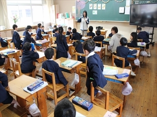 1年教室の様子です。