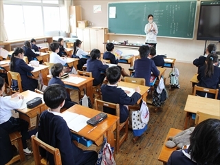 3年生教室の様子です。