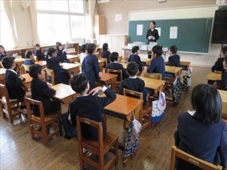 3年生教室の様子です。