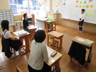 あおぞら教室の様子です。