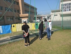 良いところ探しのこいのぼりを見てもらっています