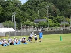 青組の応援合戦です