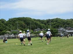 高学年リレーです