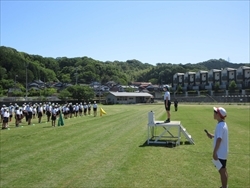 閉会式のあいさつです
