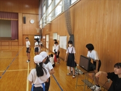 体育委員の様子です