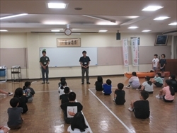 退所式の様子です。