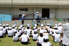 自転車教室の様子１