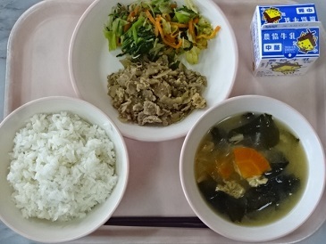 3月5日の給食