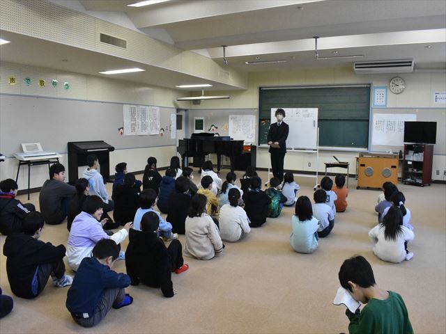 始業式の様子
