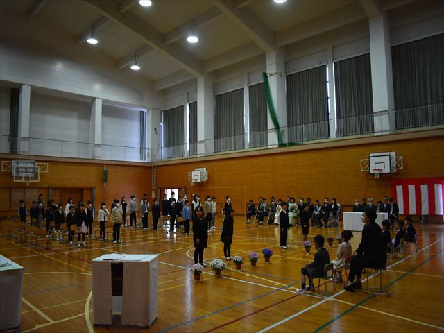 入学式の様子
