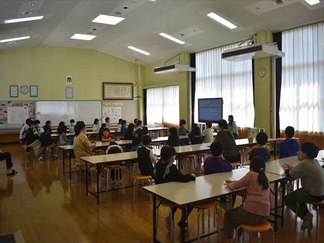 全体指導の様子