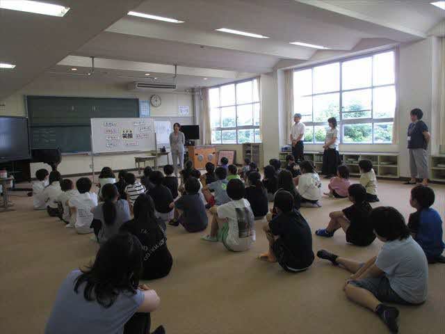 終業式の様子