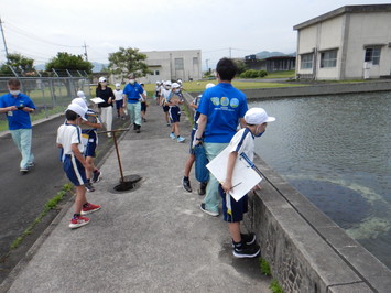 浄水場の様子