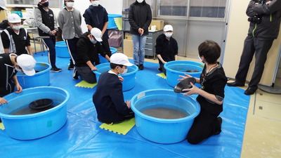 比重選鉱「銀さがし」体験