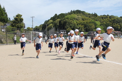 マラソン会の2年生のスタートです。