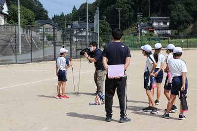 どじょっこテレビのインタビュー