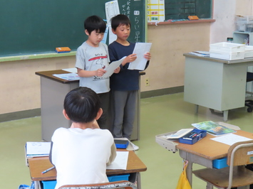 発表の様子１