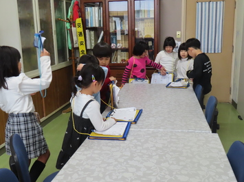 回ったところはシールを貼ります