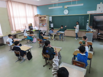 地区児童会の様子
