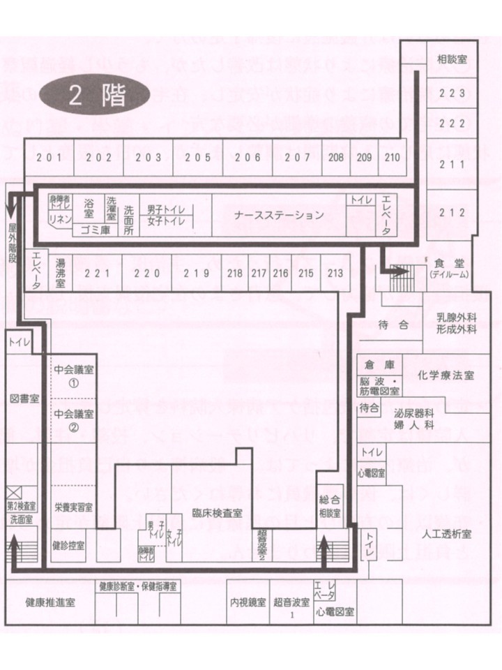 安来市立病院:2階