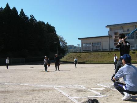 晴天の試合のようす