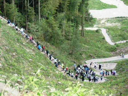 登山中のようす