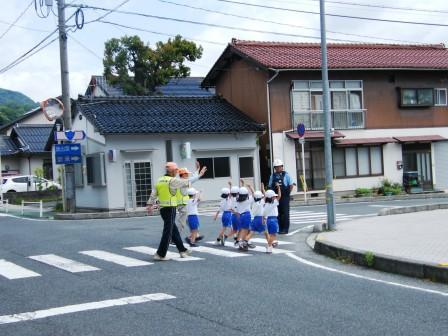 横断のようす