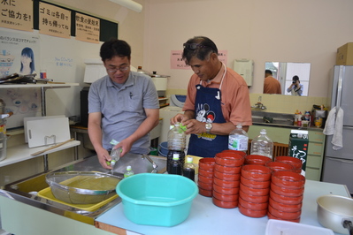 開店準備