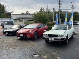 車展示の様子