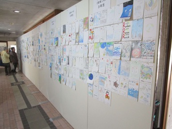 イラストの展示