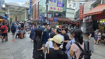南大門市場の見学