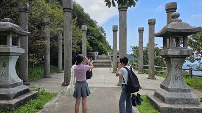 金瓜石神社の様子