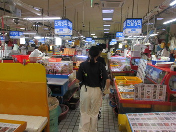 チャガルチ市場見学の写真