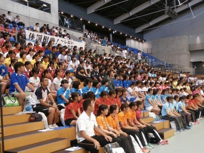 全国高校総体テニス競技開会式